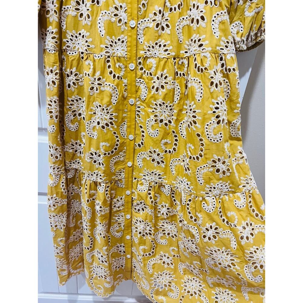 NWT❤️Anthro Shoshanna Sicily Eyelet Maxi Dress sz12 - Picture 9 of 11
